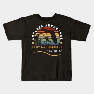 Fort Lauderdale Florida Kids T-Shirt